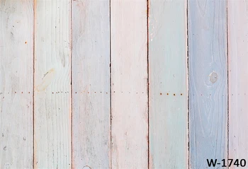 

HUAYI Wood board Backdrop for food cake baby wooden floor grain planks photo Background photocall Studio vinyl Photophone Props