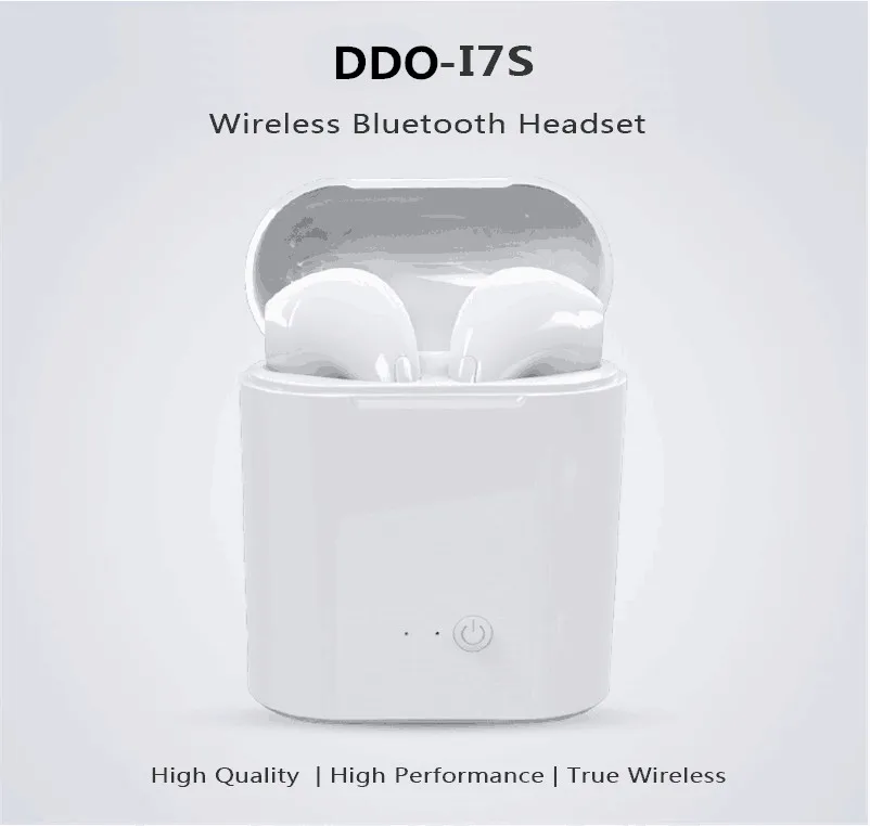 

Hot Sell DDO i7s TWS Mini Wireless Bluetooth Earphone Stereo Earbud Headset With Charging Box Mic For All Smart phone