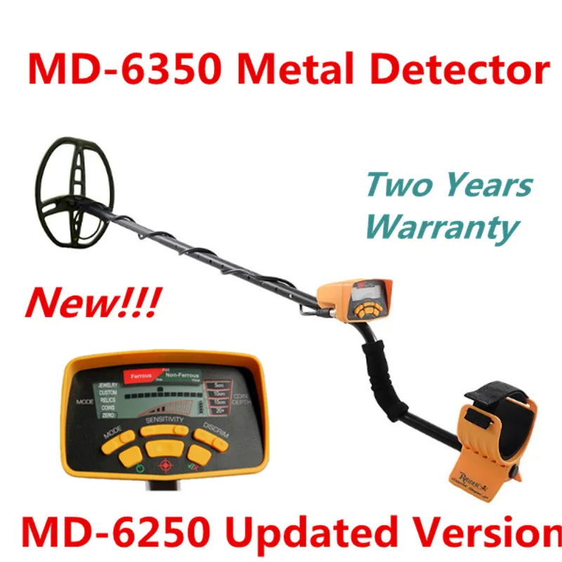 

Wholesale Underground Metal Detector MD-6350 With Discri mode Deep Search Gold Detector