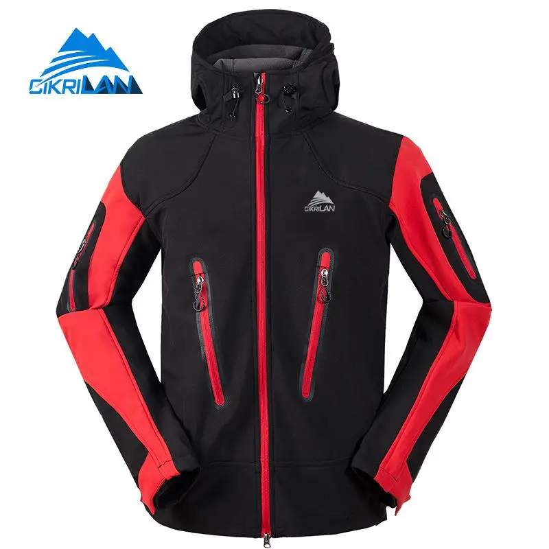 Pesca de Esqui Cabolsa de Acampamento Jaqueta ao ar Livre para Mulheres dos Homens Novo Masculino Feminino Sportwear Softshell Blusão Escalada Jaquetas Caminhadas Cabolsas 9 casaco de acampamento softshell jaqueta ao ar