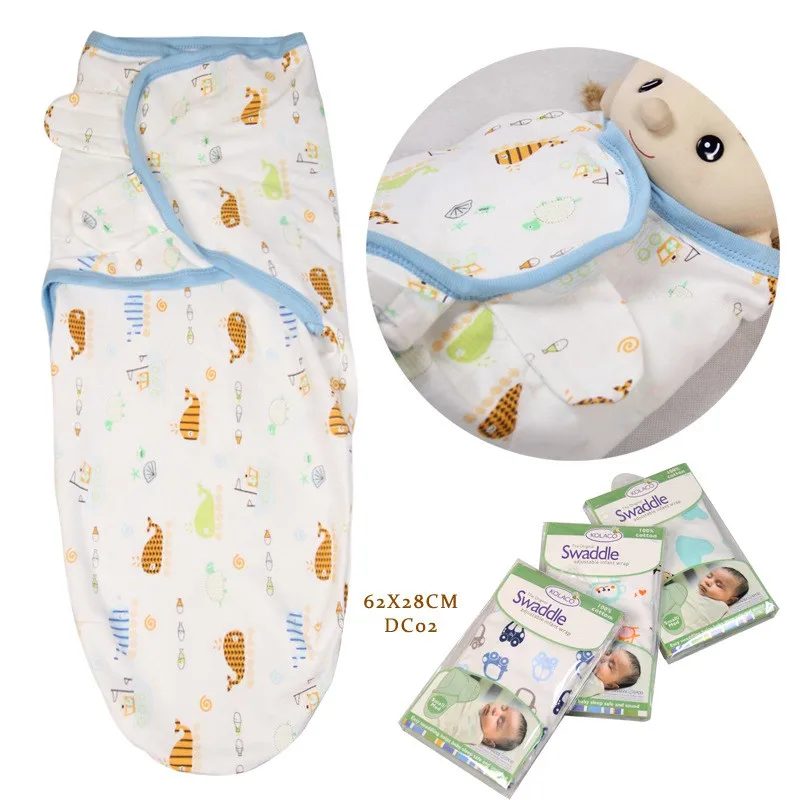 100% хлопок детский спальный мешок с животным принтом детский спальный мешок детская коляска спальный мешок детское Пеленальное Одеяло