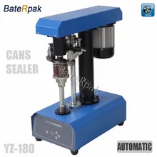 YZT-180 Desk-top recipiente automático máquina tampando, BateRpak latas de vedação máquina, papel/PET/latas de plástico selador