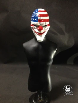 

New Delicated 1/6 Scale Soldier Mini Mask PAYDAY Dallas For Fans Collection