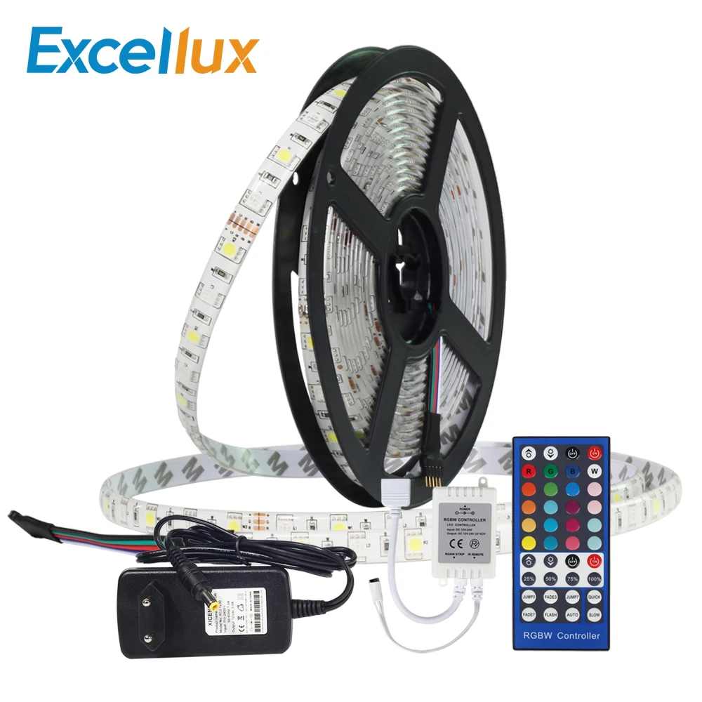 SMD5050 RGB Светодиодная лента IP20/IP65 Водонепроницаемый DC12V 5 м 300LED RGBW светодиодные