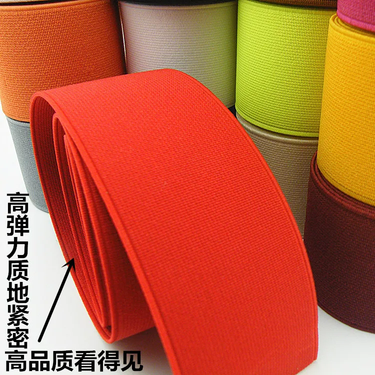 1 м/50 мм обрезные эластичные ленты аксессуары для шитья одежды DIY ленты ремесла цветные ленты резинки для одежды ткань LU14