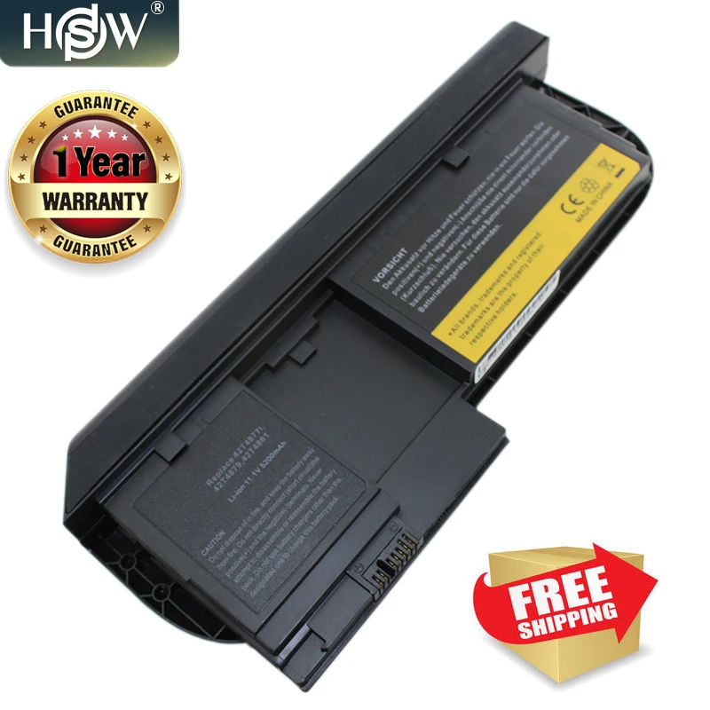 Аккумулятор HSW для ноутбука 6 ячеек 5200 мАч 0A36285 42T4877l ASM 42T4882 FRU 42T4881 Lenovo ThinkPad X220t X220