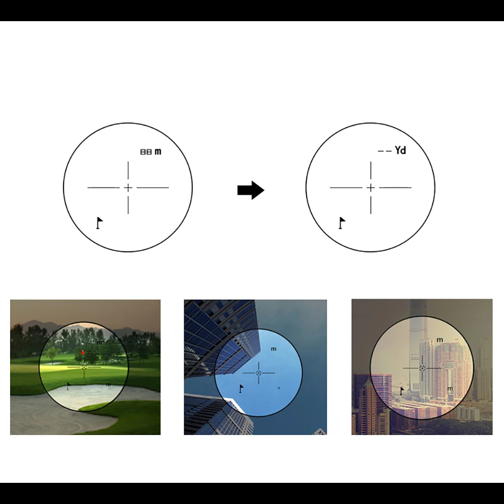 400 м Диапазон Гольф лазер ручной дальномер монокуляр гольф охота лазерный дальномер
