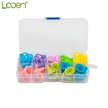 

Mult 60pcs Plastic Knitting Crochet Holder Needle And 20pcs Soft Silicon Knitting Needle Cover DIY Craft Weave Tools Accessory