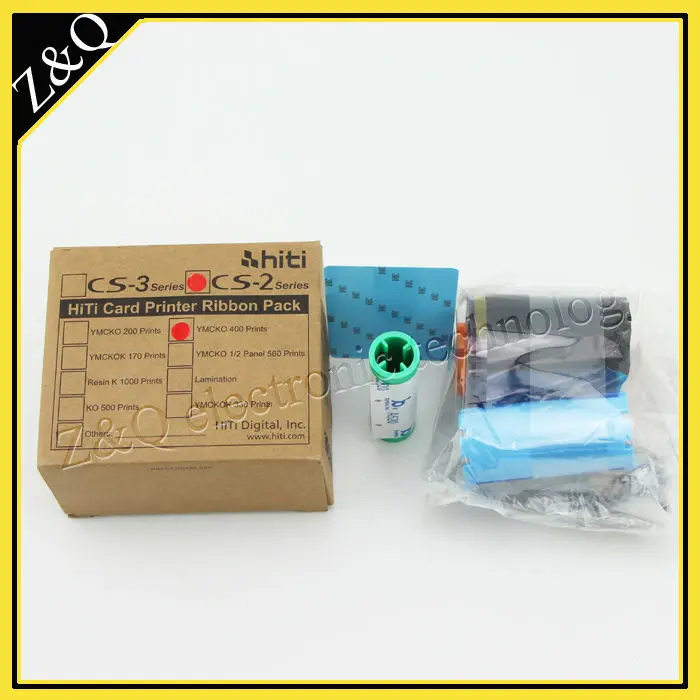 Hiti CS 200E или CS200e принтер YMCKO цветная лента|hiti ribbon|card printer ribbonprinter ribbon |