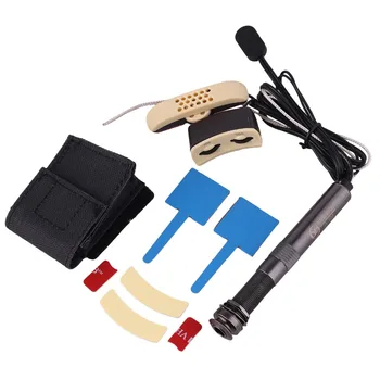 

Preamp Pickup System Acoustic Guitar Pickup Sound Hole Adjustable Pickup w/Cloth Bag Set A-202