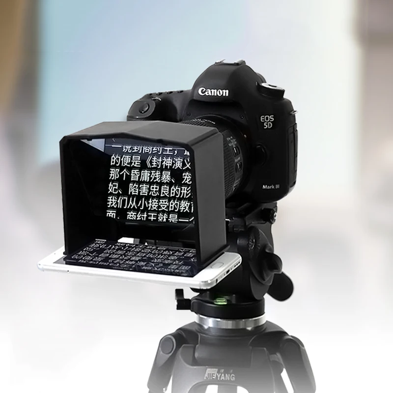 Bestview T1 смартфон Teleprompter для Youtube интервью видео Prompter монитор для Canon Nikon sony DSLR камера Фотостудия