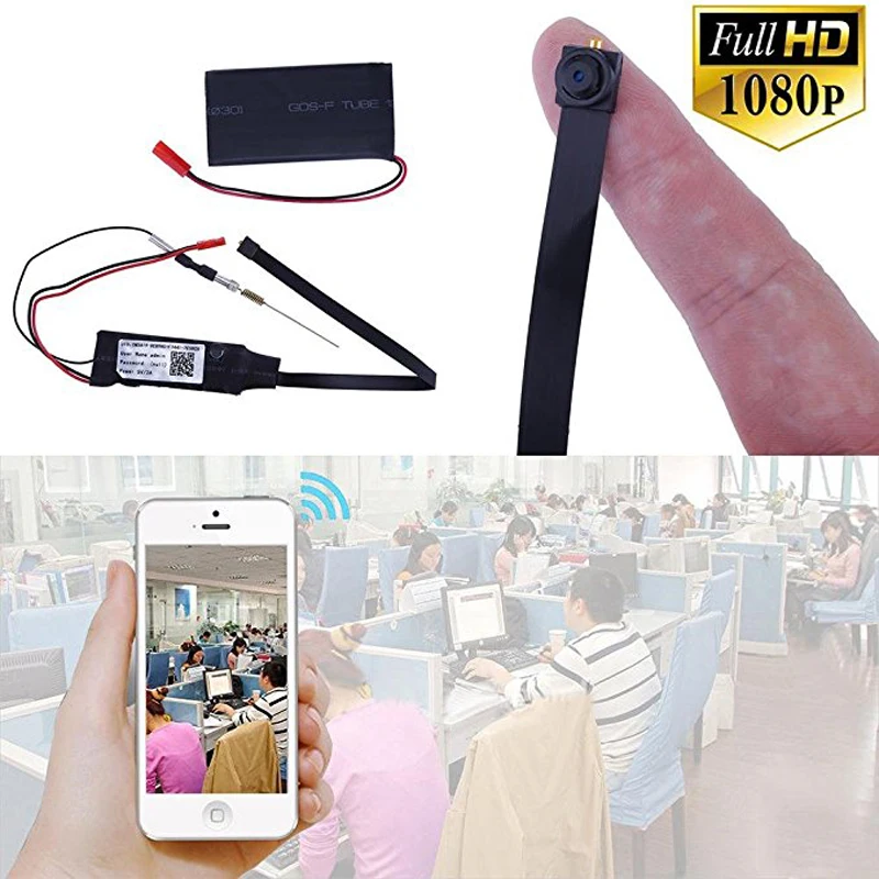 Мини WiFi камера P2P микро камера HD 1080P DIY модуль IP запись звука Обнаружение движения видео веб-камера видеокамера Цифровая камера