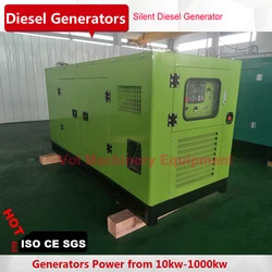 silent 75kw diesel generator with six cylinder diesel engine 100% copper wires alterantor three phase fuel tank