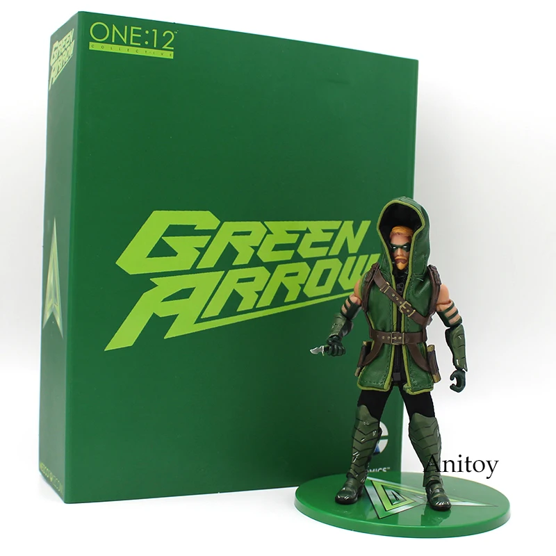 

MEZCO DC COMICS Green Arrow 1/12 Scale PVC Action Figure Collectible Model Toy 17cm