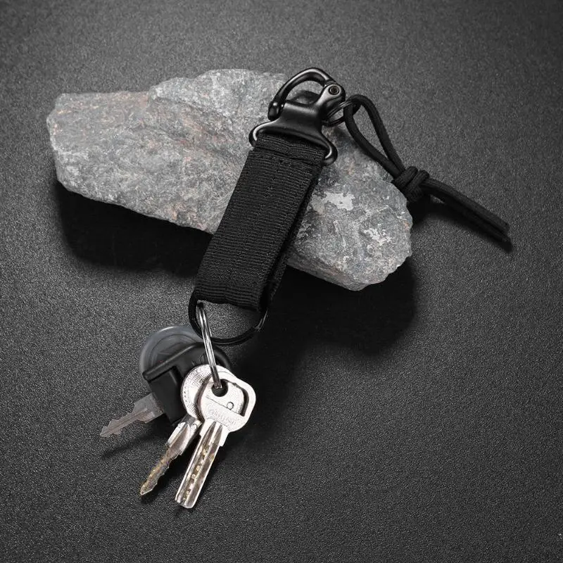 Outdoor Molle Nylon Webbing Belt Clip Key Hook Backpack Hanging Key ...