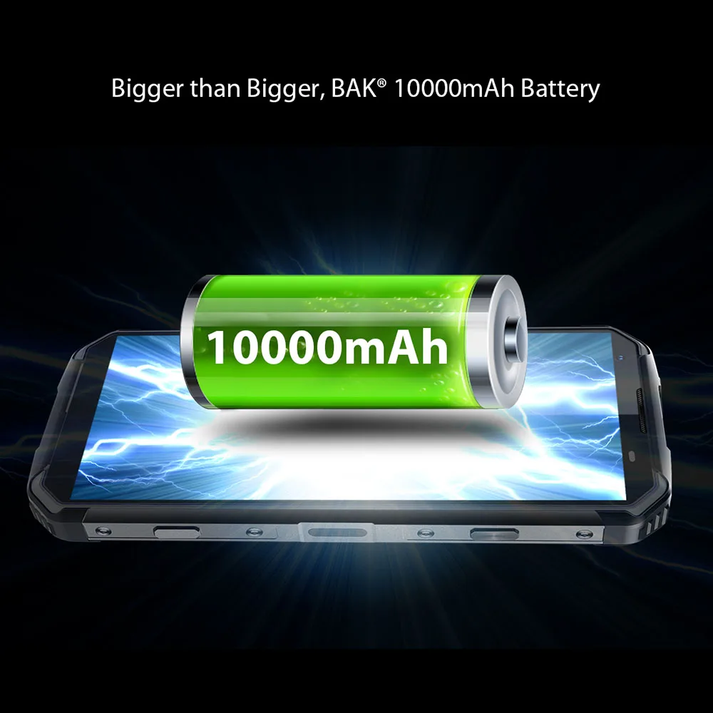 Blackview BV9500 Original IP68 Waterproof Rugged Mobile Phone 10000mAh 4GB+64GB Android 8.1 FHD Fingerprint Unlock 4G Smartphone