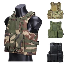 Военный Камуфляжный модуль-амфибия, армейский боевой жилет, многоцелевой тактический жилет, уличный спортивный защитный жилет для страйкбола CS