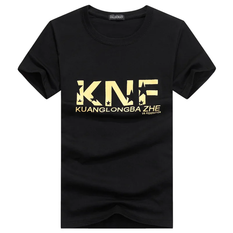Мужская футболка с буквенным принтом KNF уличная в стиле хип хоп большие размеры 5XL