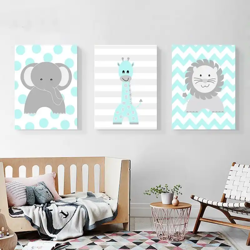 Cartoon Animals Lion Elephant Giraffe Nursery Decor Canvas Paintings Nordic Print Poster Wall Art Picture Boys S Room Cartoon Animals Lion Elephant Giraffe Nursery Decor Canvas Paintings Nordic Print Poster Wall Art Picture Boys S Room