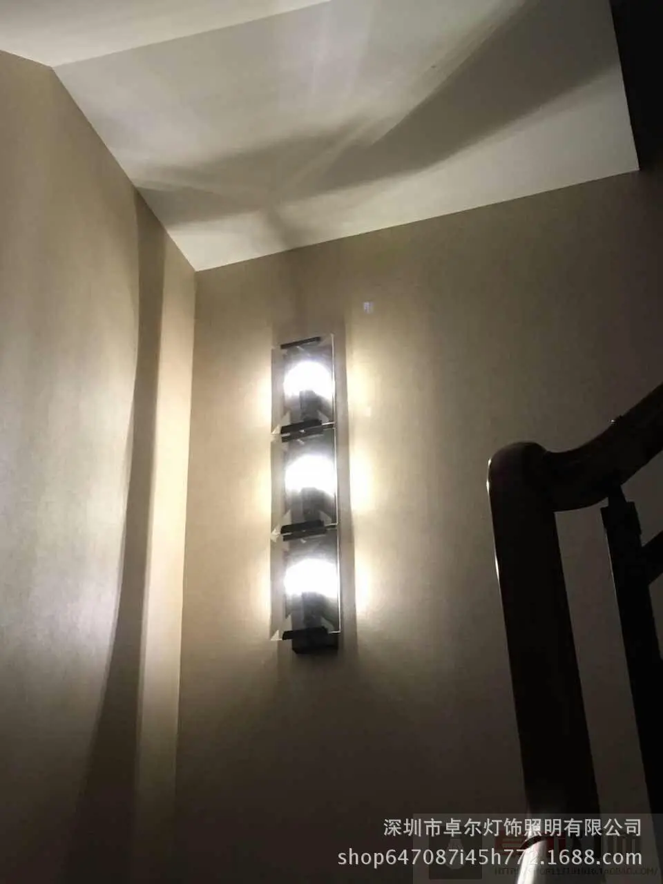 Американский минималистичный Хрустальный настенный светильник ретро гостиная спальня прикроватная лампа современный коридор балкон