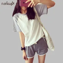 Женская пижама, красивая хлопковая летняя Пижама с короткими рукавами, повседневный спортивный костюм, женская пижама, Пижама, Femme E0260