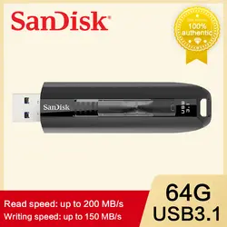 SanDisk CZ800 3,1 USB флеш-накопитель Extreme velocidad флеш-накопитель 64 Гб 128 ГБ memoria Pendrive миниатюрный USB флеш-накопитель Unidad