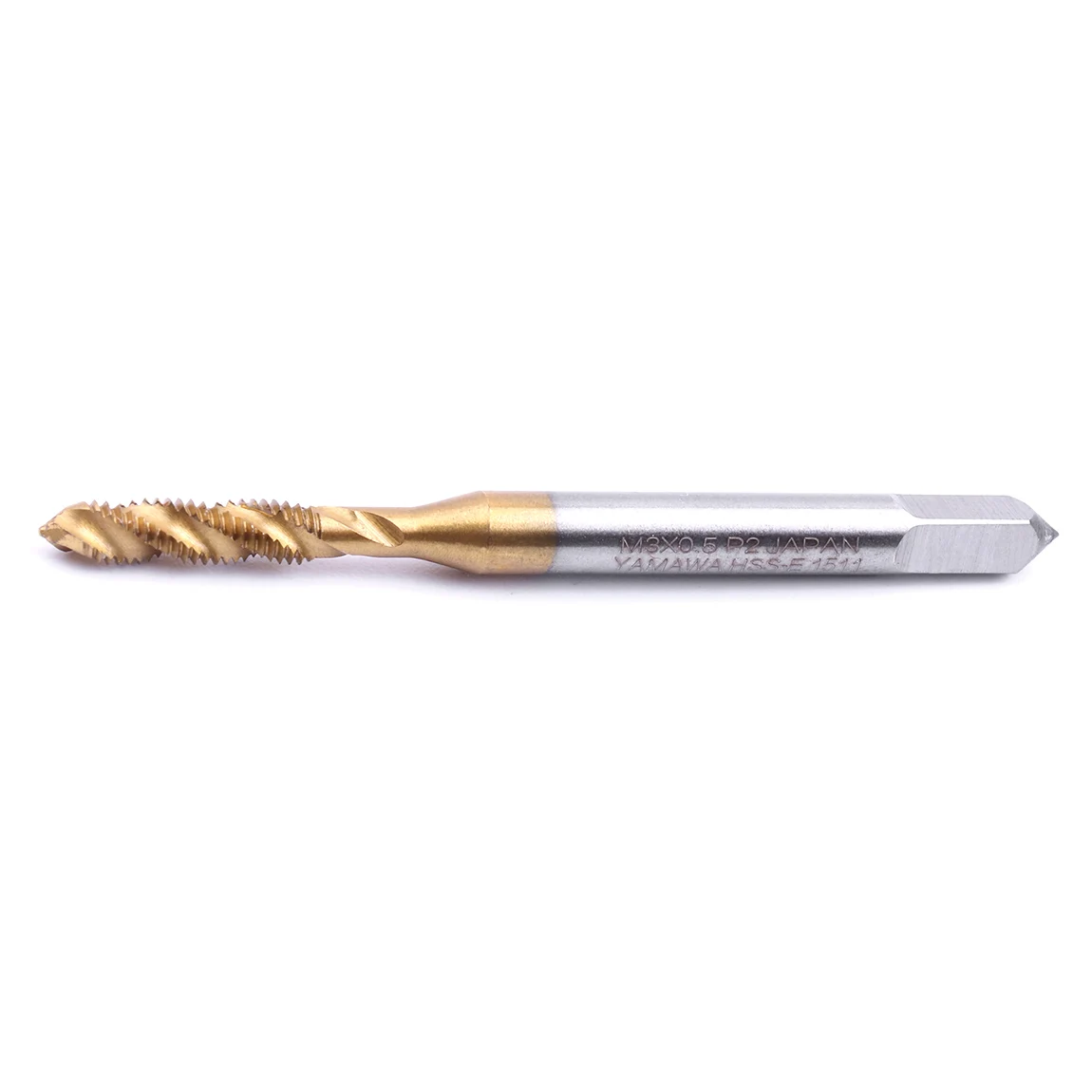 

1PCS Hand Tap Screw Thread Metric Plug Drill Bit Hex Shank HSS Titanium Coated Hand Tools M3 M4 M5 Spiral Point Tap