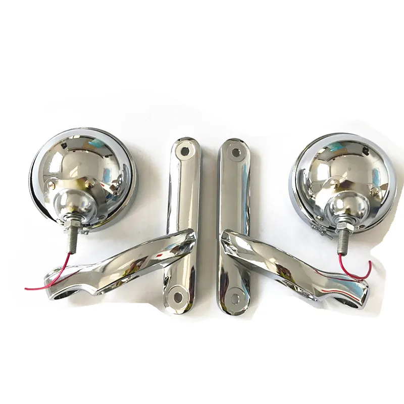 

1 set 4.5" Motorcycle led fog lamp Auxiliary Lighting case bracket shell Harley Street Glide Frame Parts for Harley Street Glide