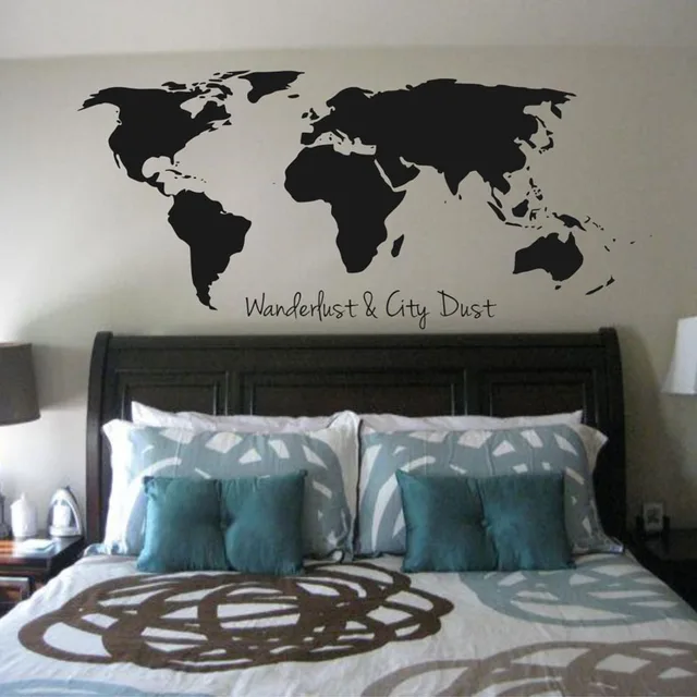 BucKoo hot adesivi murali Wanderlust E Città Polvere Mappa Del Mondo ... BucKoo hot adesivi murali Wanderlust E Città Polvere Mappa Del Mondo ...