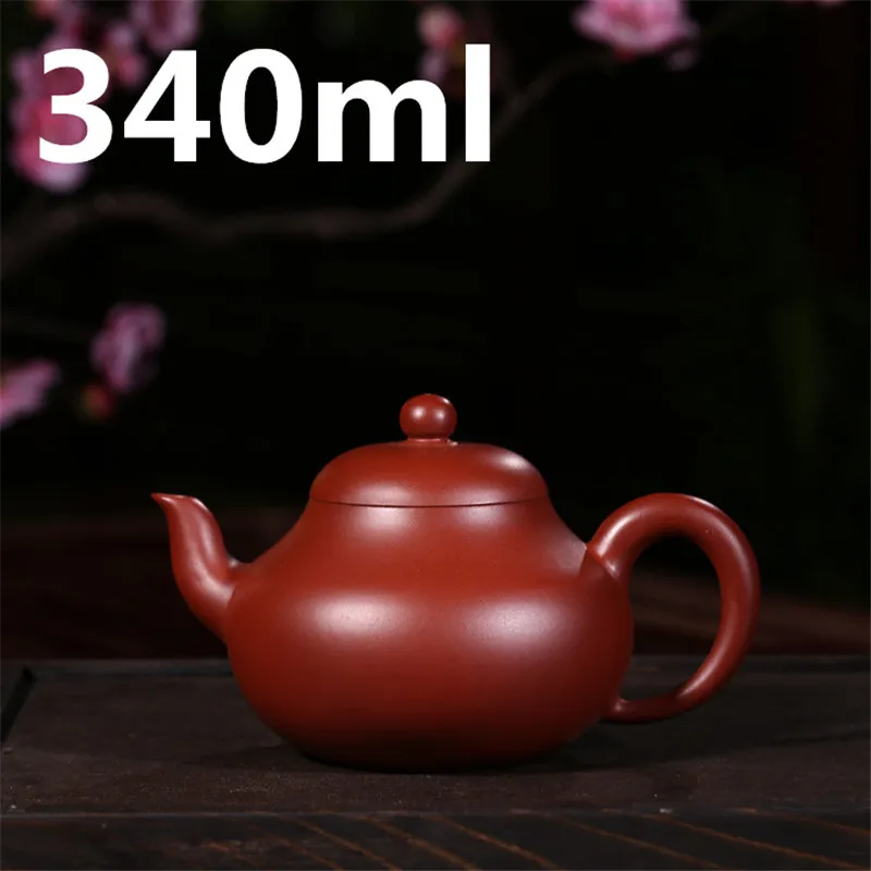 

Large Capacity Tea Pots 340ml Purple Clay Teapots Handmade Tea Pot Kettle Chinese Porcelain Teapot Yixing Zisha Ceramic Tea Set