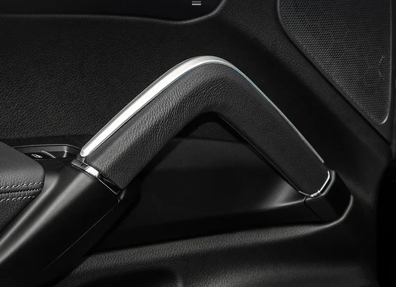 Car Styling Central Armrest box trim strips Inner Handrails decoration sequins cover 3D Stickers for Porsche Cayenne accessories