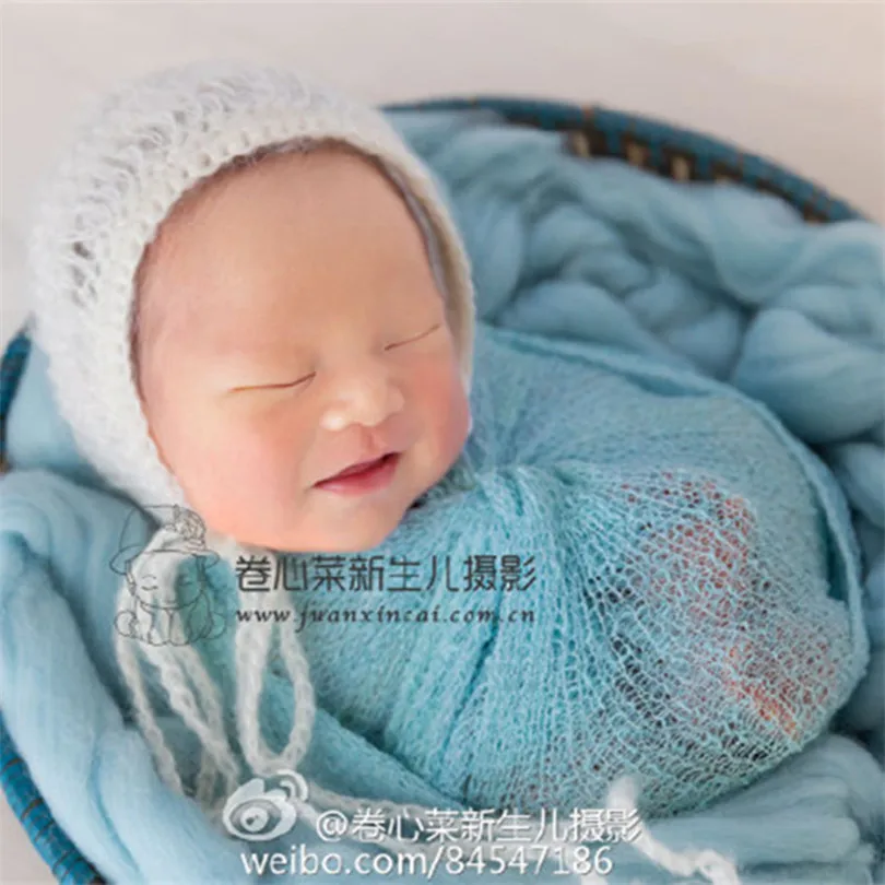 

Newborn Rayon Stretch Wrap Photography Prop Baby Posing Backdrop Blanket Newborn Photo Prop