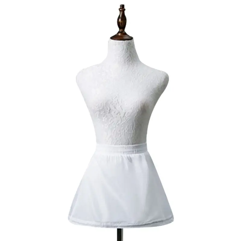 Cosplay&ware Children Flower Girl Vintage Short White Petticoat Ballet Bubble Tutu Skirt Underskirt 1 Hoop Layer Half Slip Elastic Waist -Outlet Maid Outfit Store HTB1J6eYXEzrK1RjSspmq6AOdFXak.jpg