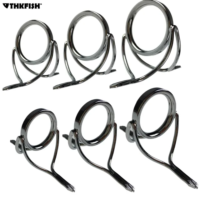 완벽한 낚싯대 수리 및 제작을 위한 THKFISH 낚시 로드 가이드 키트