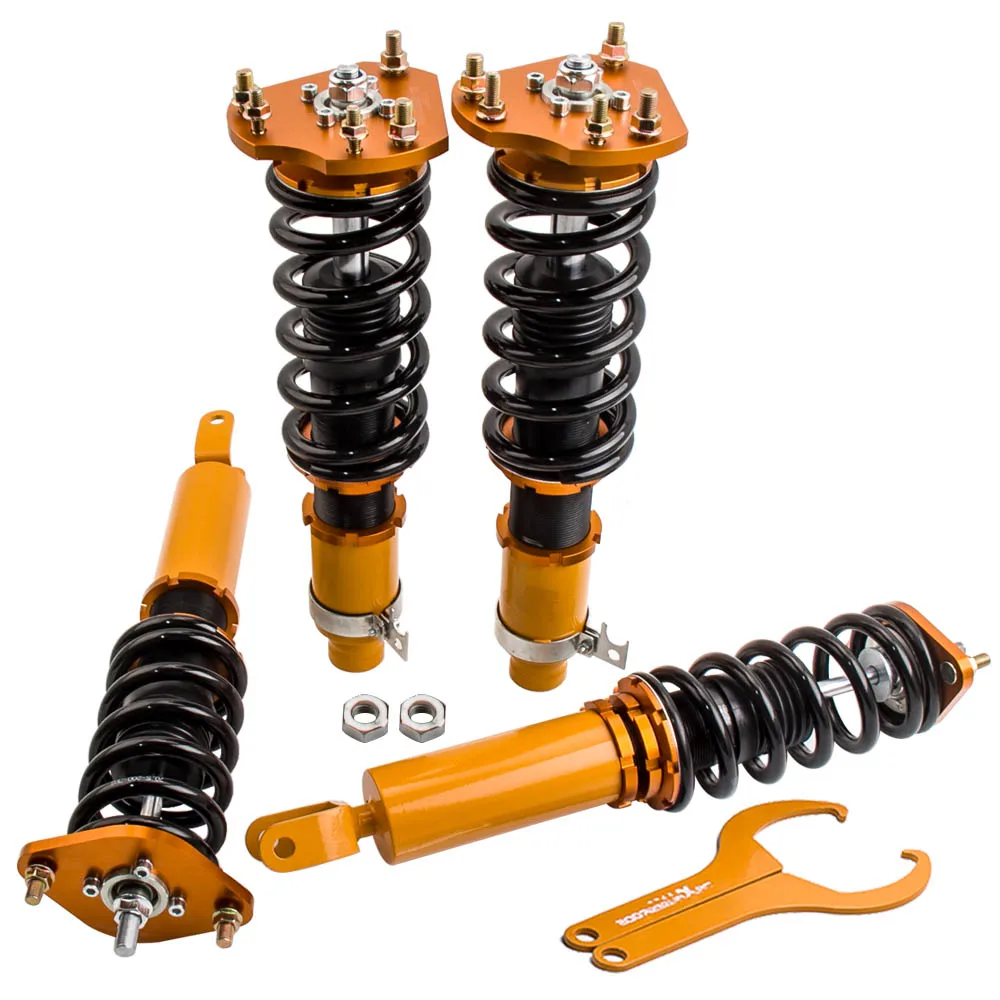 

Coilovers Damper Coil Spring Struts Kit For Honda Prelude 1992-2001 2.0i 2.2 VTi for BB1 BB2 BB3 2.0i 2.3i 2.2i 1992-2002 Spring