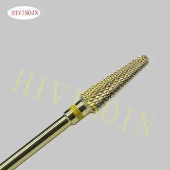 

Gold coating Cross Cut- 1pcs - Tungsten Carbide Dental Lab Burs - Standard- 0109.045
