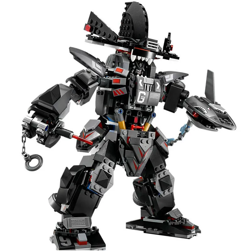 

Bela 10719 Ninja Series 70613 Garma Mecha Man Masters of Spinjitzu Black Samurai Building Blocks Toys Compatible With Legoings