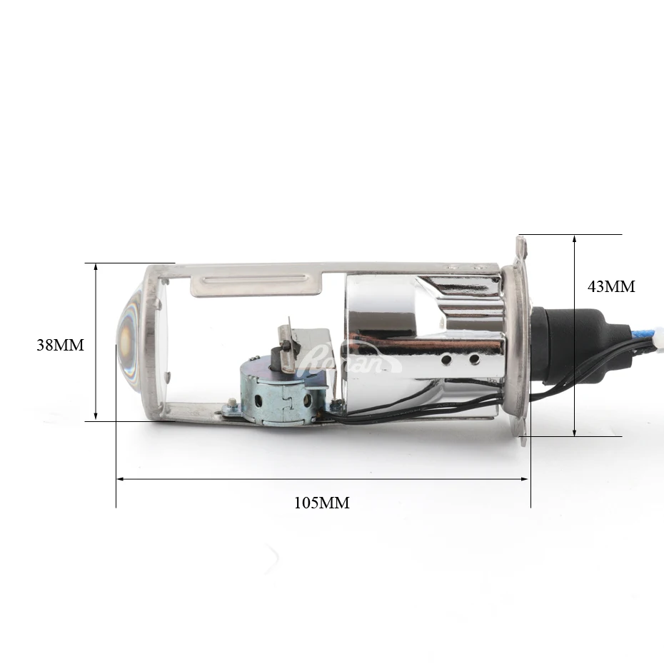 RONAN стиль мини H4 Биксеноновые линзы проектора LHD использовать Ксеноновые лампы H3 4300K 6000K холодный белый простая установка