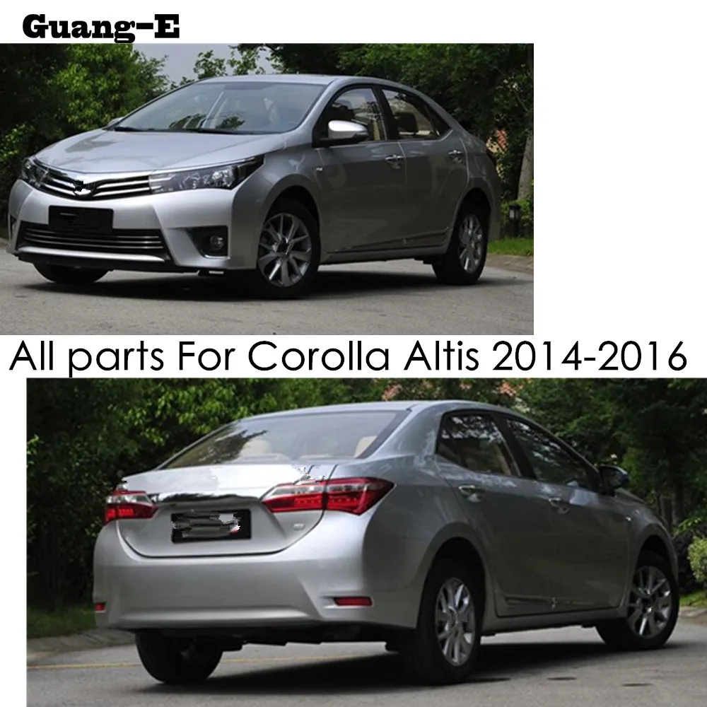 Для Toyota Corolla Altis автомобильный Боковой бампер Защита углов отделка рамы из нержавеющей стали против трения крышка панель