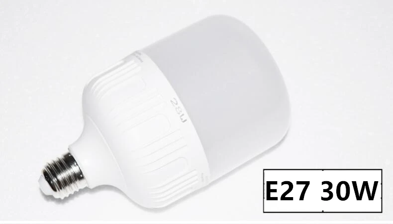 Высокая Мощность светодиодный светильник E27 220 V-240 V Светодиодный светильник ing умная ИС(интеграционная схема) Мощность 5 Вт 10 Вт 15 Вт, 20 Вт, 30 Вт, 40 Вт, 50 Вт светодиодный уличный светильник кухонная лампа
