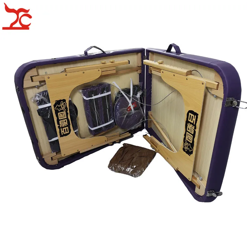 Складная красота спа для массажной кровати портативная мебель кожаная односпальная кровать ланч-брейк