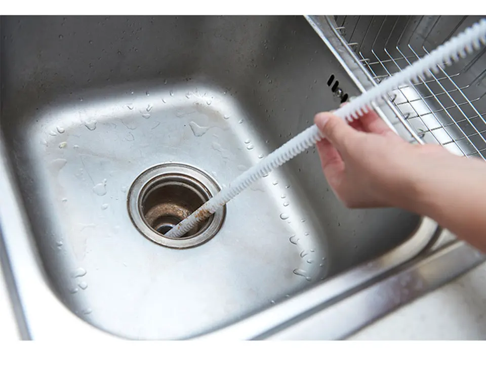 71cm Flexible Sink Drain Cleaner Toilet Sewer Tub Pipe Cleaning Tools Brush Home Bendable Hair Removing Drain Snake Dredge       (7)