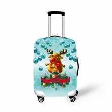 ONE2 Design Christmas Travel Accessories elastic luggage cover,3D spandex suitcase cover,luggage cover travel suitcase cover