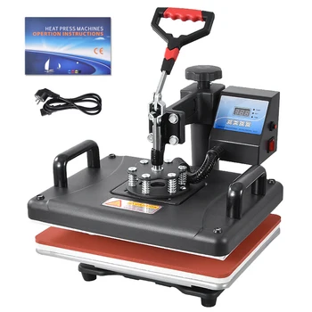 

1PC 30*38cm T-shirt Swing Away Heat Press Machine/Shaking Head Heat Transfer Sublimation Machine