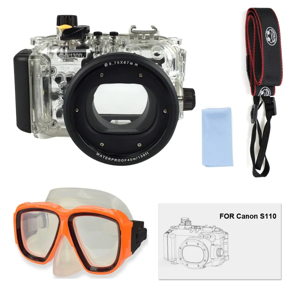 Funda Protectora Carcasa Submarina Canon 7d Canon T7 Bolsa De