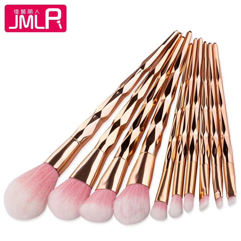 Jmlr Даймонд Golden Rose Макияж Кисточки комплект Средства ухода для век хэдоу