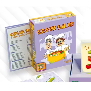 

Greek Salad Board Game 2-6 Players Family/Party Best Gift for Children Funny Thinking Training Game