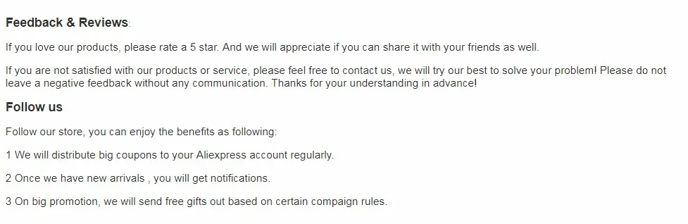 feedback
