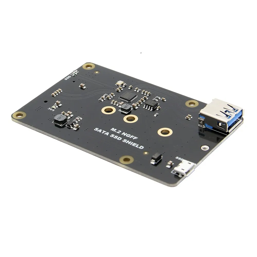 Raspberry Pi X860 M.2 NGFF 2280/2260/2242/2230 SATA SSD Schild X860 SSD Lagerung Expansion Board fü