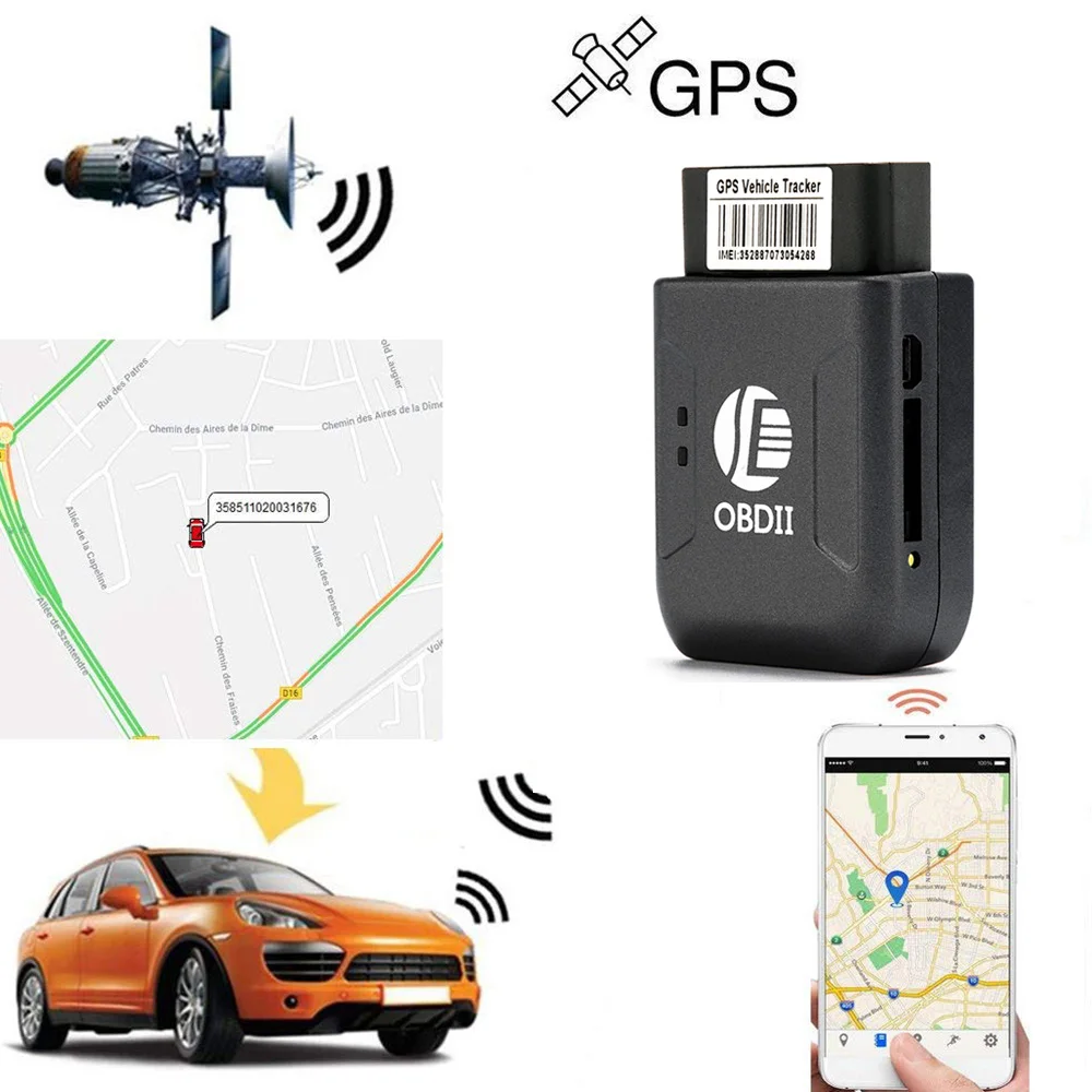 Мини gps трекер четырехдиапазонный с GSM в режиме реального времени отслеживающее